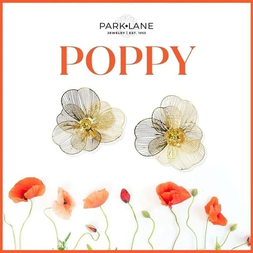 Park Lane POPPY Retired Earrings